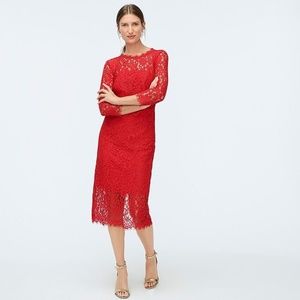 J. Crew Lace Sheath Dress NWOT
